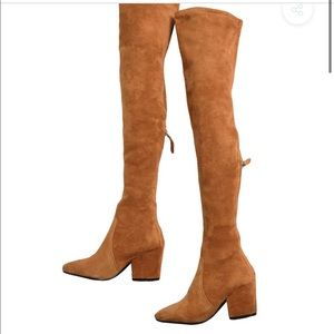 Marlo tan over the knee boots